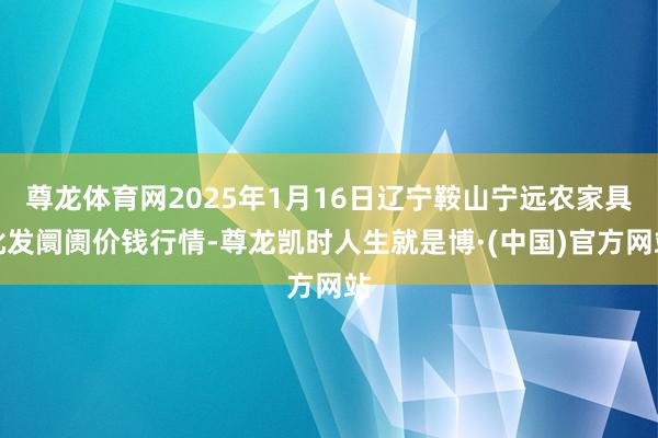 尊龙体育网2025年1月16日辽宁鞍山宁远农家具批发阛阓价钱行情-尊龙凯时人生就是博·(中国)官方网站