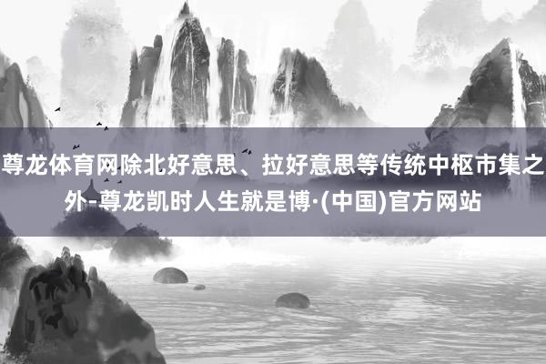 尊龙体育网除北好意思、拉好意思等传统中枢市集之外-尊龙凯时人生就是博·(中国)官方网站
