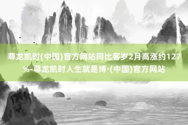 尊龙凯时(中国)官方网站同比客岁2月高涨约127%-尊龙凯时人生就是博·(中国)官方网站