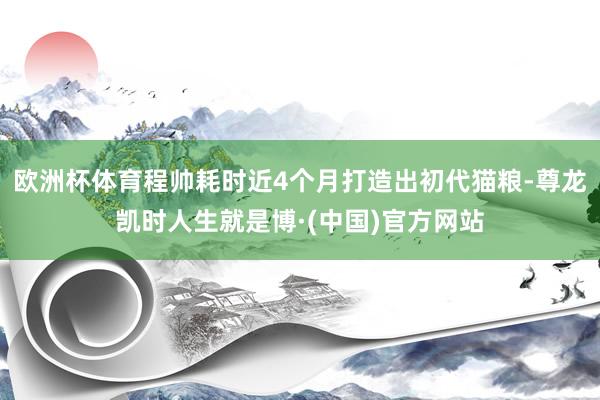 欧洲杯体育程帅耗时近4个月打造出初代猫粮-尊龙凯时人生就是博·(中国)官方网站