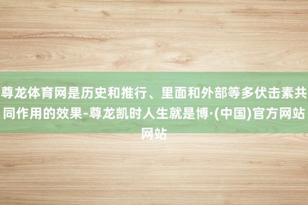尊龙体育网是历史和推行、里面和外部等多伏击素共同作用的效果-尊龙凯时人生就是博·(中国)官方网站