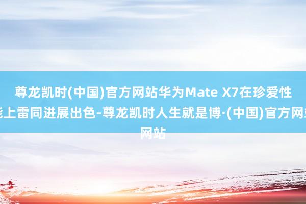 尊龙凯时(中国)官方网站华为Mate X7在珍爱性能上雷同进展出色-尊龙凯时人生就是博·(中国)官方网站